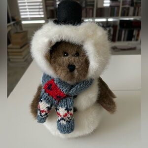 BNWT Boyds Snowman Bear